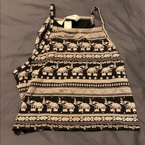 Elephant Crop Top
